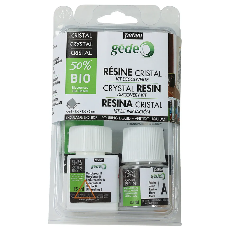GÉDÉO - Kit découverte résine Cristal bio