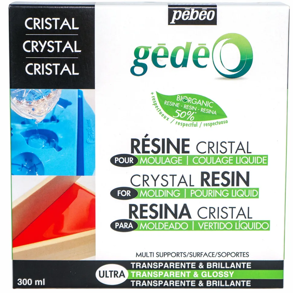 GÉDÉO - Kit résine Cristal bio 300ml