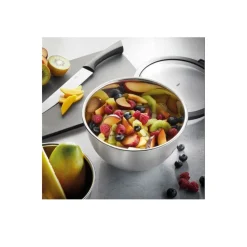 Gefu lot de 3 saladiers 1l/2,5l/4,5l avec couvercle hermétique inox - 89430