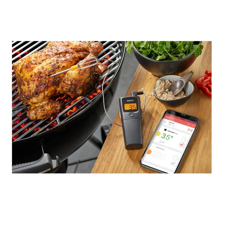 Gefu thermomètre de cuisson bluetooth pour griller, rôtir et fumer - 21950