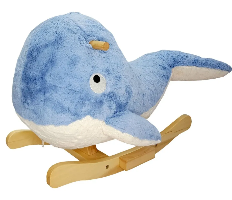 GERARDO窶儡 TOYS - Baleine à bascule bleue