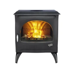 GODIN - 388113000053-poêle à bois courances 7kw étanche peint anthracite godin - 388113anth