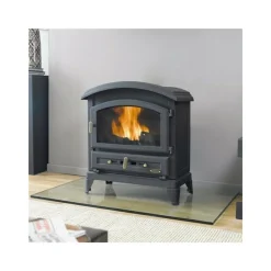 GODIN - Poêle à bois fonte-canadien-9 kw-peint anthracite godin - 310103