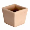 GOICOECHEA - Petit pot carré en terre cuite L. 21 x l. 21 x H. 19cm