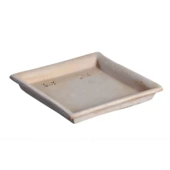 GOICOECHEA - Soucoupe carrée en terre cuite L. 22 x l. 22cm