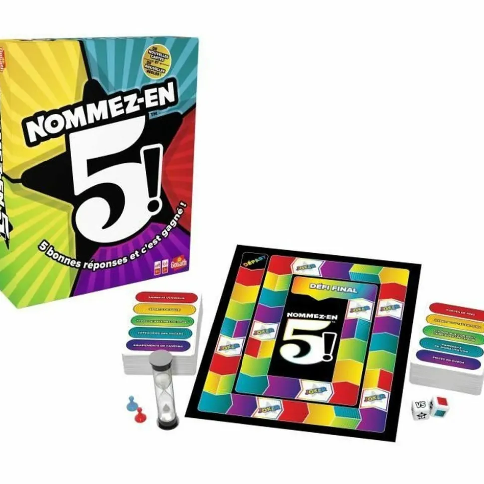 GOLIATH - Nommez-en-5 - jeu d'ambiance