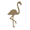 GOMILLE - Forme en médium - Flamant rose l. 10 x H. 17 cm