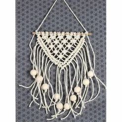 GRAINE CRÉATIVE - 2 bobines de coton cablé pour tissage mural 50 m x ø 2,5 mm