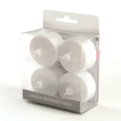 GRAINE CRÉATIVE - 4 bougies led longue durée - 100 h