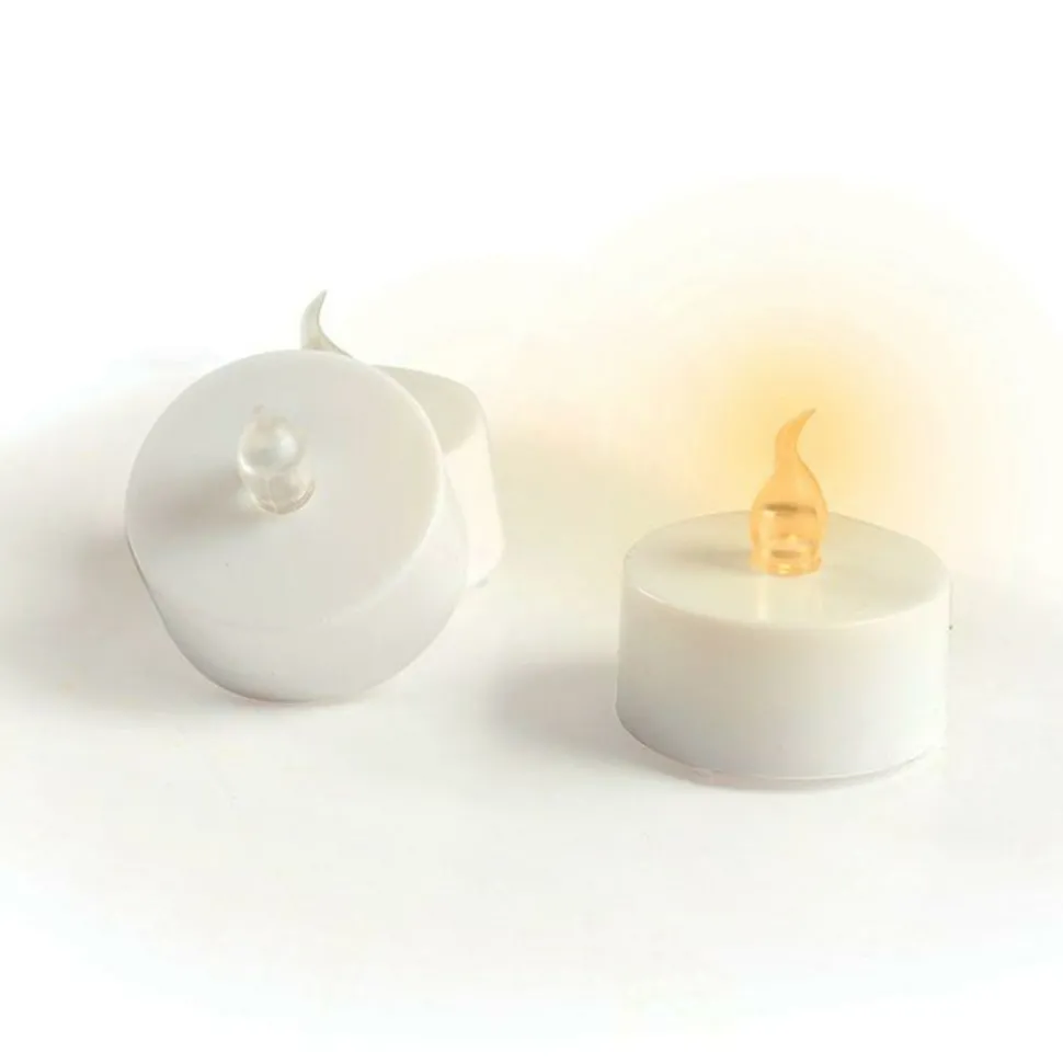 GRAINE CRÉATIVE - 4 bougies led longue durée - 100 h