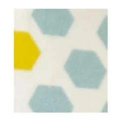 GRAINE CRÉATIVE - 2 masking tapes avec motifs bleus et jaunes 10 m x 15 mm