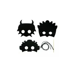 GRAINE CRÉATIVE - 3 masques à gratter - aventure