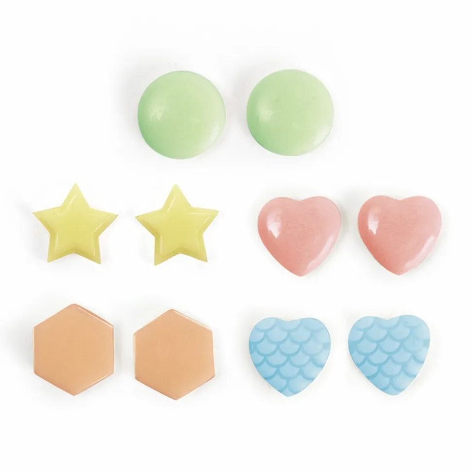 GRAINE CRÉATIVE - 5 mini moules pour bijoux formes