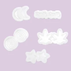 GRAINE CRÉATIVE - 5 mini moules pour bijoux rebelle