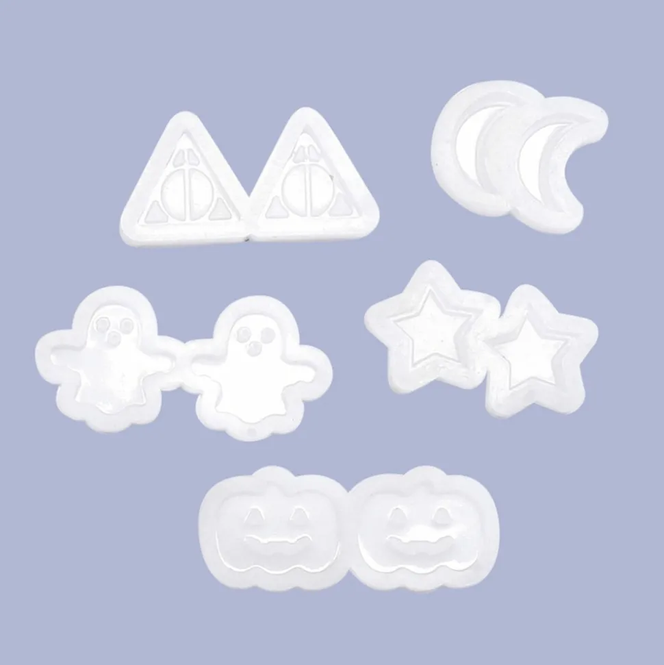 GRAINE CRÉATIVE - 5 mini moules pour bijoux mystique