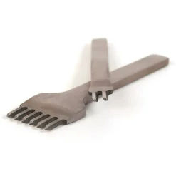 GRAINE CRÉATIVE - 2 perforateurs 2 et 6 dents pour cuir et pâte polymère