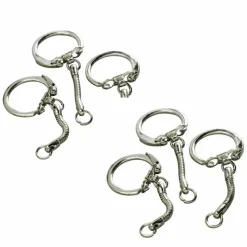 GRAINE CRÉATIVE - 20 porte-clés 6 cm + mousquetons