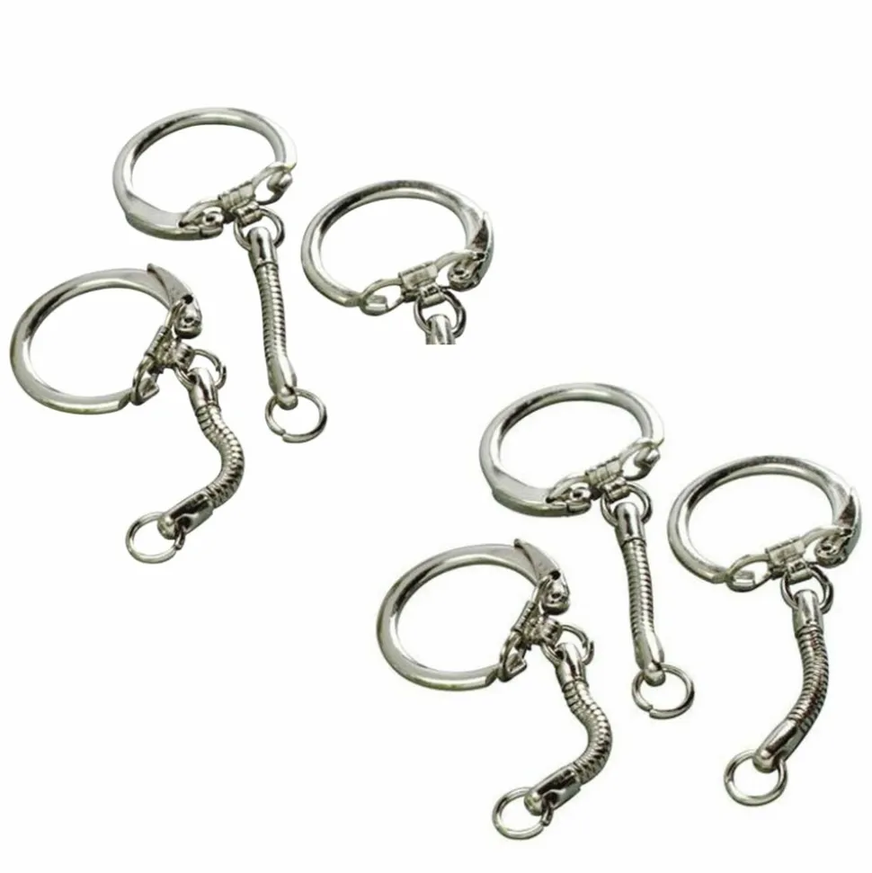 GRAINE CRÉATIVE - 20 porte-clés 6 cm + mousquetons