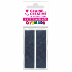 GRAINE CRÉATIVE - 2 pâtes oyumaru noir