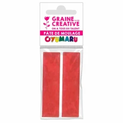 GRAINE CRÉATIVE - 2 pâtes oyumaru rouge