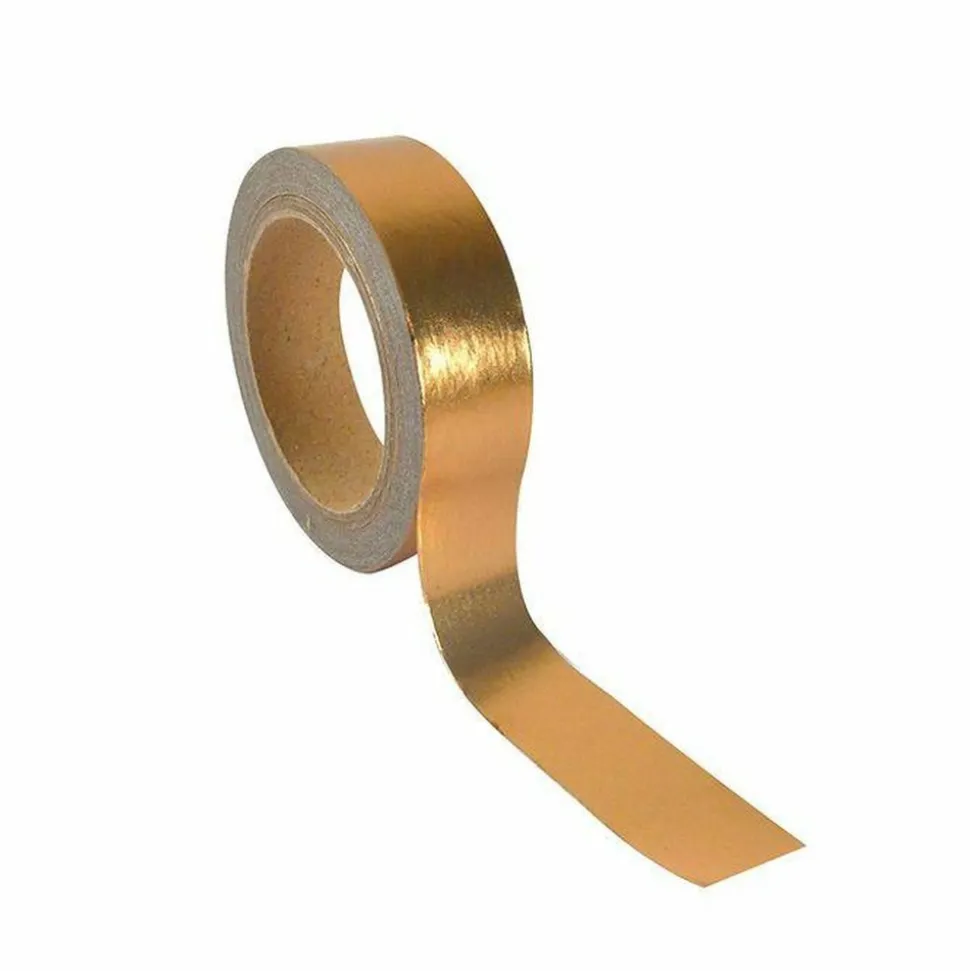 GRAINE CRÉATIVE - 3 rubans adhésifs aluminium 5 m x 1,5 cm - cuivré