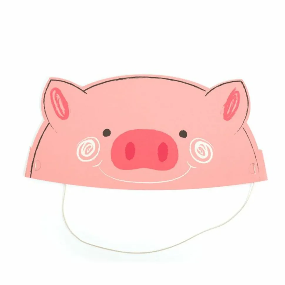 GRAINE CRÉATIVE - 6 serre-tête à customiser - cochon / mouton /vache