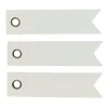 GRAINE CRÉATIVE - 100 étiquettes blanches - fanion