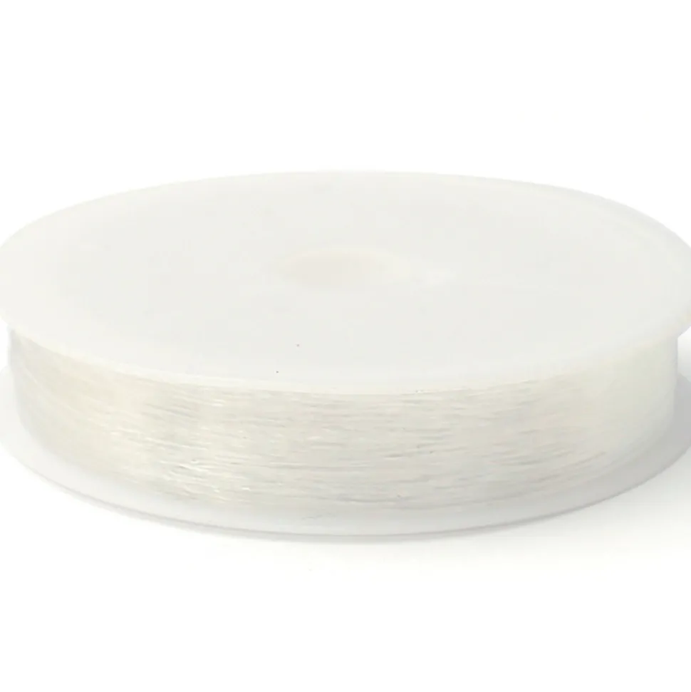 GRAINE CRÉATIVE - Bobine de fil nylon élastique - 0,5 mm x 20 m