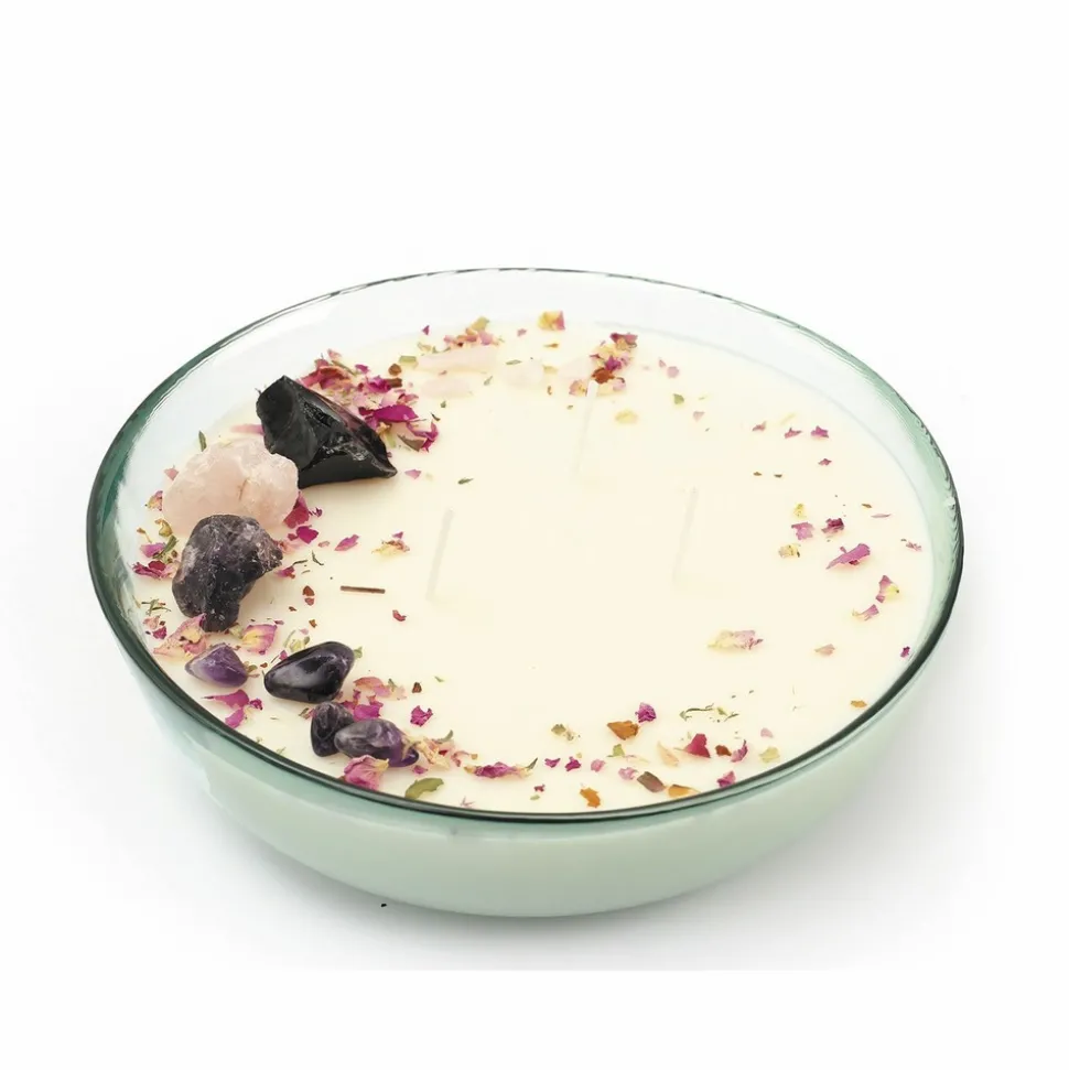 GRAINE CRÉATIVE - Bougie lithothérapie à faire soi-même