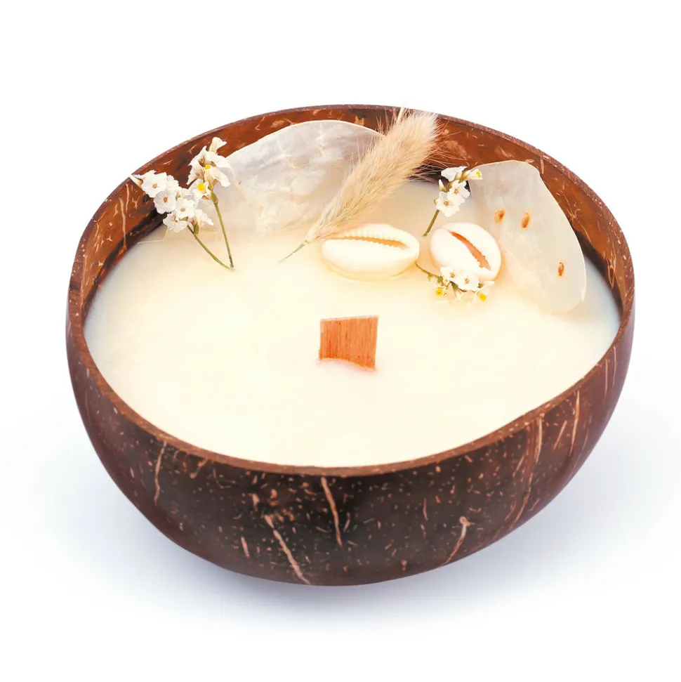 GRAINE CRÉATIVE - Bougie noix de coco à faire soi-même
