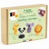 GRAINE CRÉATIVE - Coffret diy bougies à modeler animaux sauvages