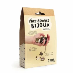 GRAINE CRÉATIVE - Coffret d'accessoires pour bijoux cuivrés