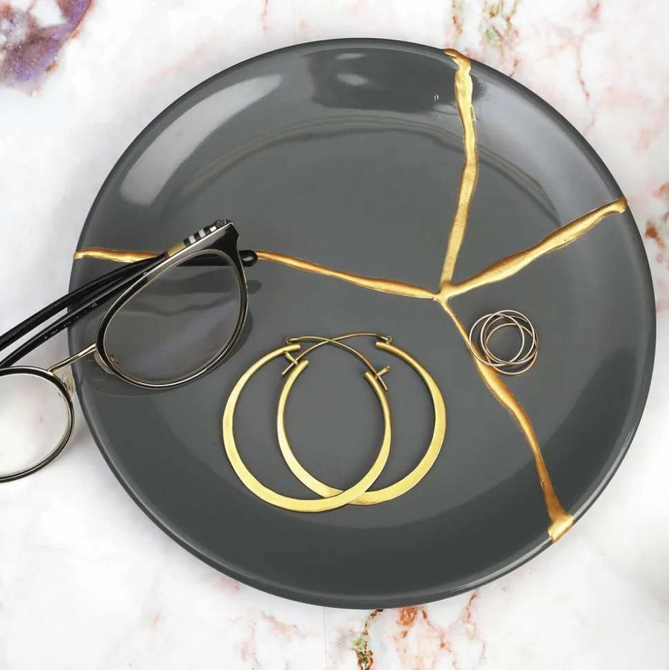 GRAINE CRÉATIVE - Coffret diy réparation kintsugi doré