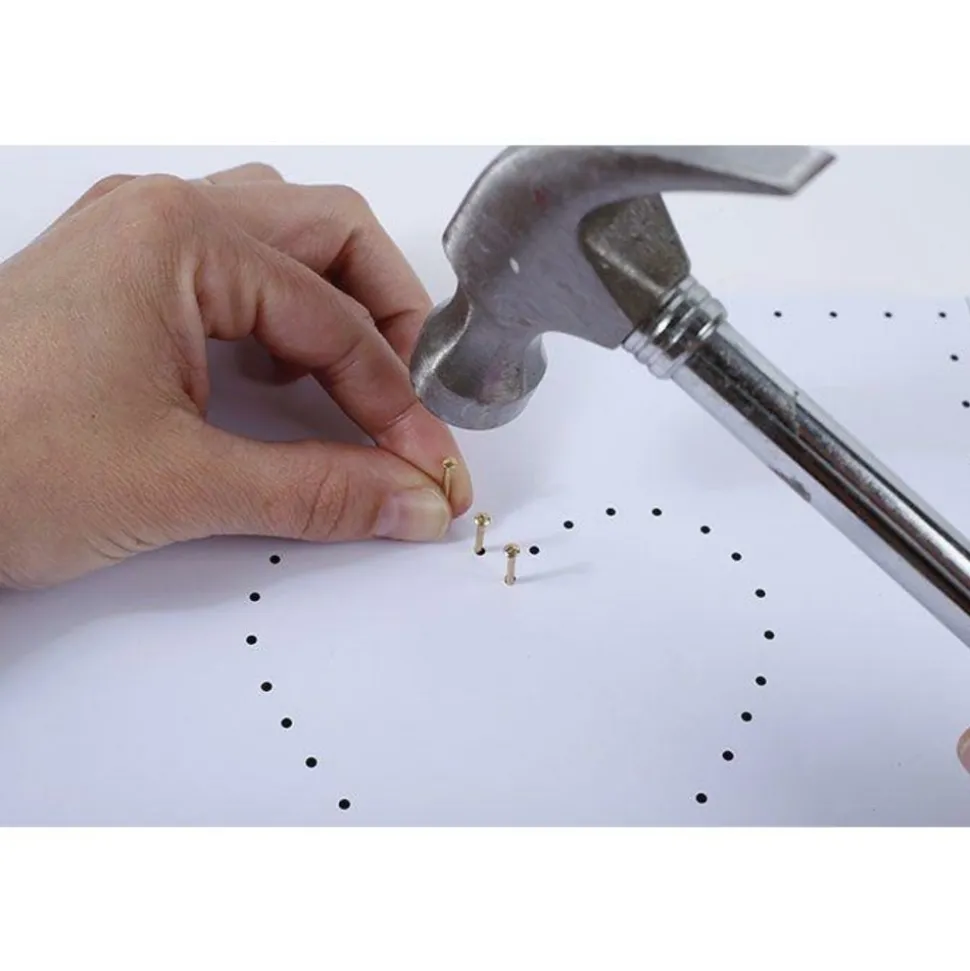 GRAINE CRÉATIVE - Coffret string art - tableau art filaire à faire soi-même 22 x 22 cm