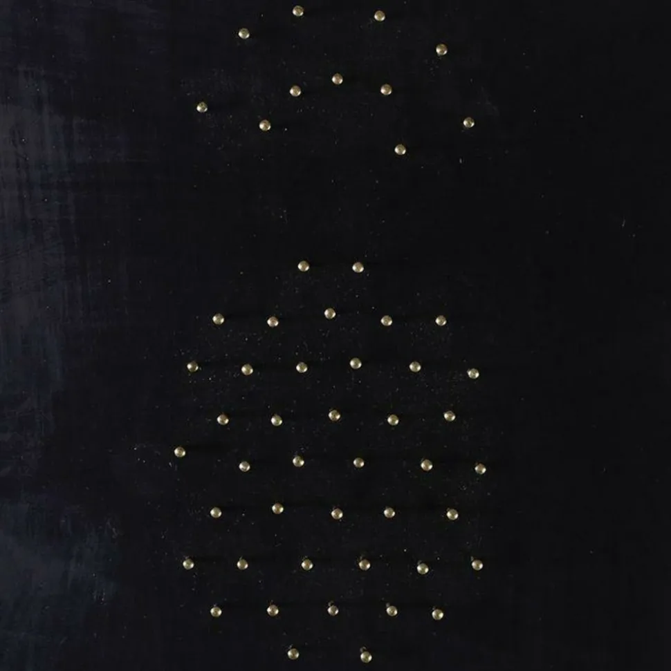 GRAINE CRÉATIVE - Coffret string art - tableau noir ananas art filaire 22 x 22 cm