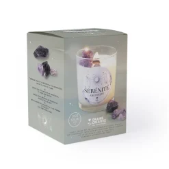 GRAINE CRÉATIVE - Kit bougie DIY de Lithothérapie Améthyste