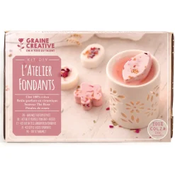 GRAINE CRÉATIVE - Kit DIY l'atelier fondants à bougies fleuries