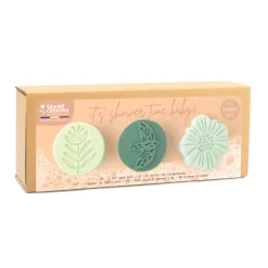GRAINE CRÉATIVE - Kit DIY Shower Time Nature pour réaliser 3 petits savons de toilette