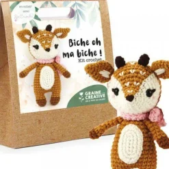 GRAINE CRÉATIVE - Ma peluche en crochet amigurumi - ma petite biche