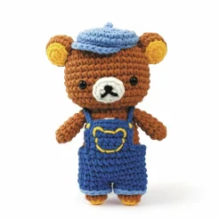 GRAINE CRÉATIVE - Ma peluche en crochet amigurumi - rilakkuma salopette