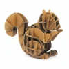 GRAINE CRÉATIVE - Maquette écureuil 3d en carton à monter soi-même
