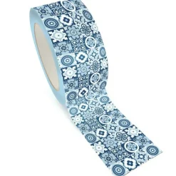 GRAINE CRÉATIVE - Masking tape xl bleu 4,8 cm x 8 m - carrelage