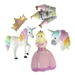 GRAINE CRÉATIVE - Mini moule en silicone pour pâte polymère - licorne & princesse