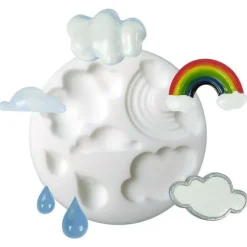GRAINE CRÉATIVE - Mini moule en silicone pour pâte polymère - nuages