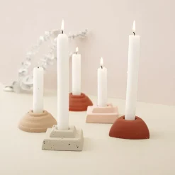 GRAINE CRÉATIVE - Moule 3 bougeoirs fantaisie 6 cm