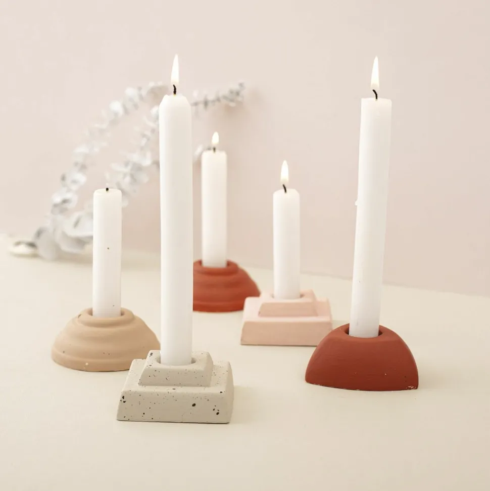 GRAINE CRÉATIVE - Moule 3 bougeoirs fantaisie 6 cm