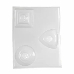 GRAINE CRÉATIVE - Moule 3 bougeoirs fantaisie 6 cm