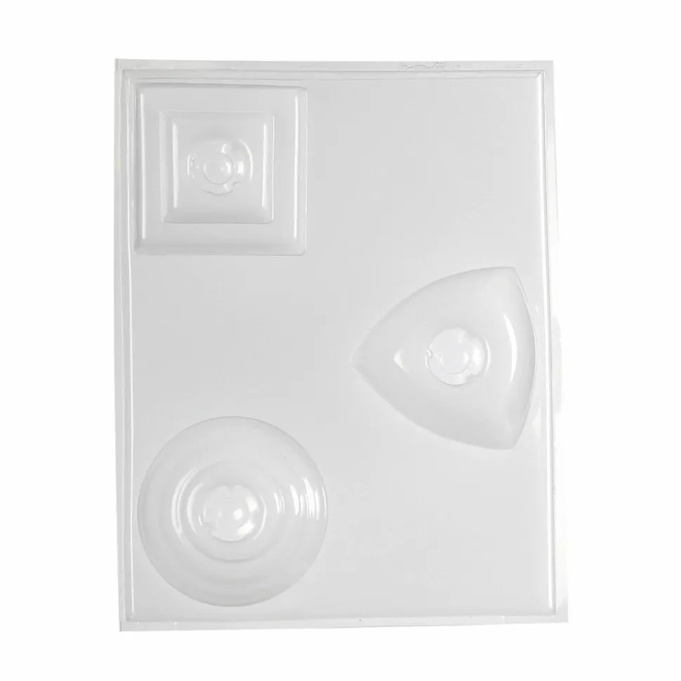 GRAINE CRÉATIVE - Moule 3 bougeoirs fantaisie 6 cm