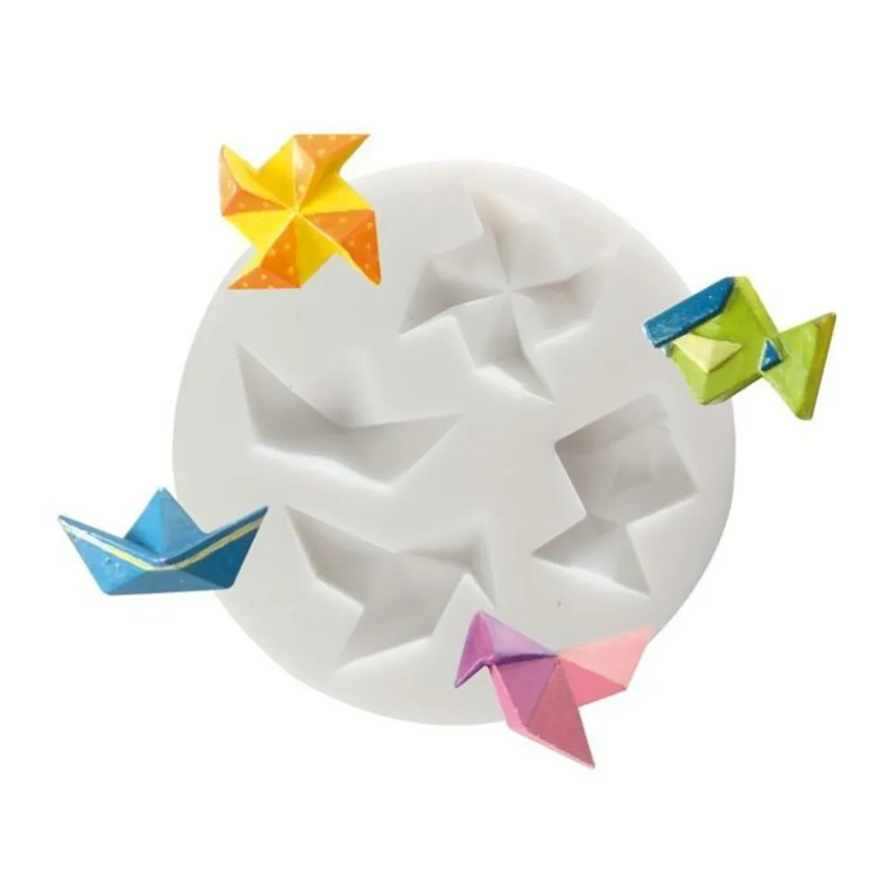 GRAINE CRÉATIVE - Moule en silicone mini origami pour pâte polymère
