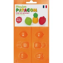GRAINE CRÉATIVE - Moules pour gomme à modeler patagom - fruits